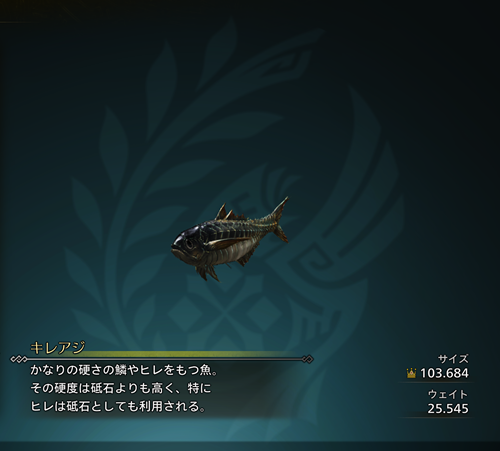 キレアジ 金冠